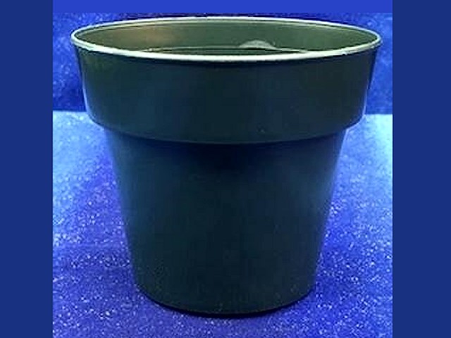 3½" Round Green Pot - Click Image to Close